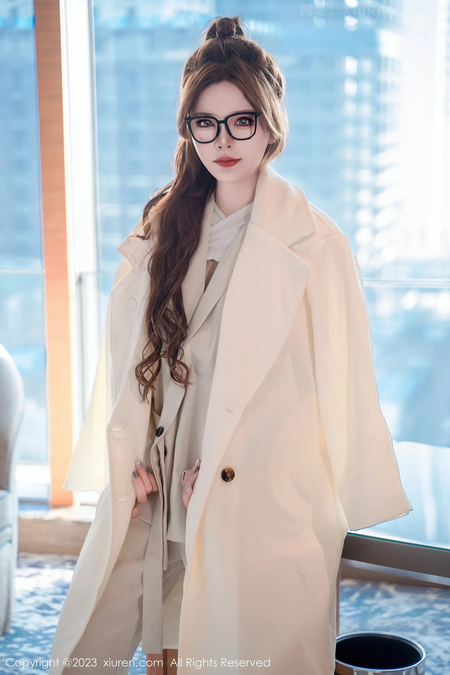 图片[3]-[XiuRen秀人网]VOL.7865 模特伊丽莎有点白性感灰色薄纱情趣服露豪乳遮点极致诱惑写真64P-秀人网官方网站